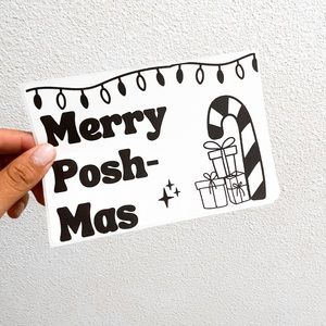 🌟Holiday Posh Stickers | Thank You Stickers | Shipping Stickers